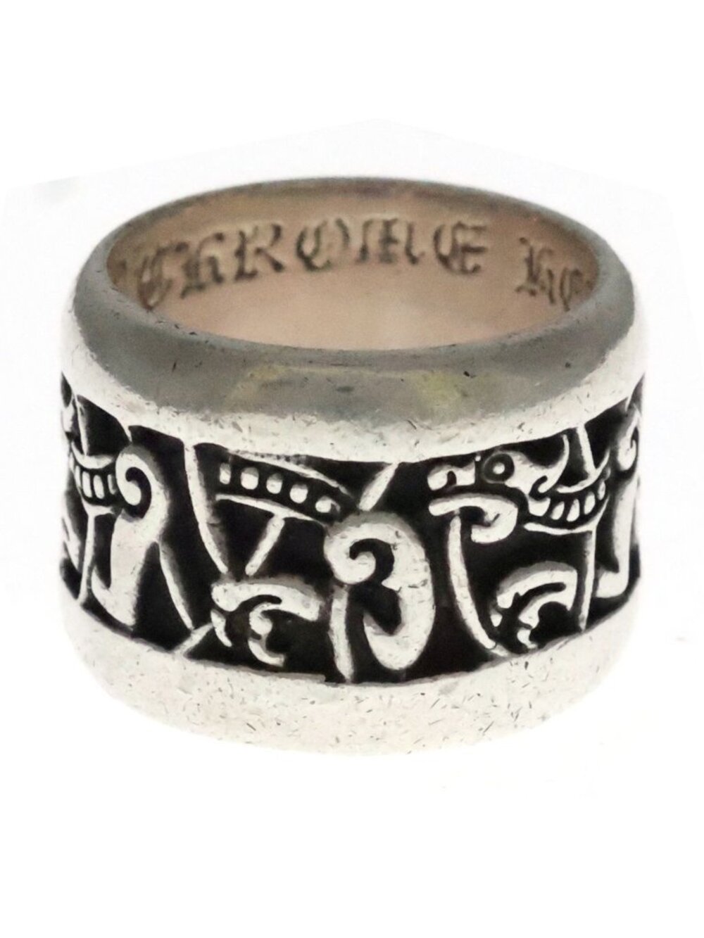 Chrome Hearts Wide Celtic Band Ring Silver